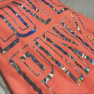 Size M coral VS PINK zip up sweatshirt